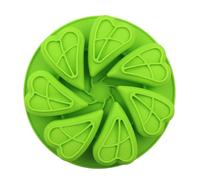 Generisch Moule à gâteau en silicone - 7 moules en forme de cœur avec effet antiadhésif pour un démoulage facile - Moule à savon en silicone - Pour gâteaux, desserts, chocolats, bonbons, savons et