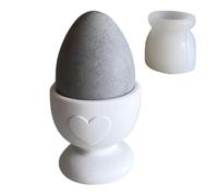 Generisch Moules en silicone - Moule en silicone pour œufs de Pâques 6 x 6 cm | Moule en argile réutilisable | Moule en résine pour maison, table à manger, cuisine, garde-manger | Coquetiers de Pâques