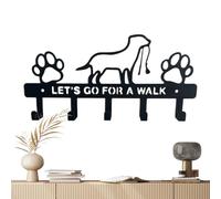 Generisch multifonction en métal | Porte-clés, organiseur mural pour entrée, porte, cuisine, sacs, manteaux, parapluie, laisses et colliers pour chien