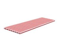 Generisch Nappe de pique-nique rouge et blanche, 76 x 183 cm, protection de table imperméable avec design élastique et design antidérapant, idéale pour salle à manger en plein air, barbecue, camping