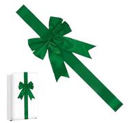 Generisch Nœuds de Noël - Décorations de fête réutilisables - Grand nœud vert pour la maison, la cuisine, le casier - Pour portes, entrées, clôtures, arbres, couronnes de voiture, décoration de table