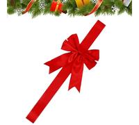 Generisch Nœuds de Noël rouges | Décorations de fête réutilisables - Grand nœud vert pour la maison, la cuisine, le casier - Pour entrées, , clôtures, arbres, voitures, couronnes, table, bricolage