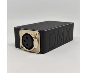 Generisch OpenDMX Interface par exemple Freestyler DMXControl USB Commande Open DMX 512 - Noir - Plastique - Rectangulaire - 5 x 9 x 2 cm - 512 canaux - 31 appareils - USB-B vers DMX 3 broches femelle