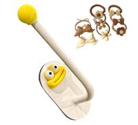 Generisch Organiseur de bandeau à cheveux - Support mural autocollant - Crochet de rangement pour chouchous - Pour la maison, la chambre à coucher, la salle de bain, l'appartement, les