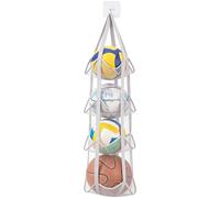 Generisch Organiseur derrière porte - Filet de rangement de sport | | Rangement de porte de 27 cm avec crochet et poches en maille pour ballons, jouets en peluche, poupées, casques, chambre
