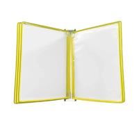 Generisch Organiseur mural de référence magnétique pour certificats | Organiseur de fichiers mural adapté pour papier A4 standard, affiches, menus de magasin, documents, salle de classe, travail