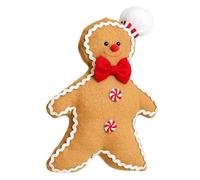 Generisch Ornements en peluche en d'épice, ornements en peluche en d'épices, décorations de figurines en d'épice en peluche remplies | Décoration de fête de maison de vacances,