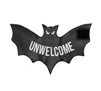 Generisch Paillasson d'Halloween - Tapis de sol chauve-souris - Design - Velours antidérapant - Décoration d'intérieur - Idéal pour une utilisation en extérieur et en intérieur - 90 x 60 cm