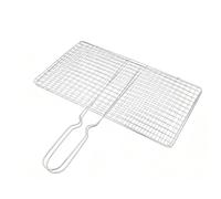 Generisch Panier à légumes - Panier de barbecue d'extérieur - Accessoires de barbecue - Pour grillades - Crevettes - Poisson - Poulet - Pliable - Portable - Avec poignée - Pour le camping et la