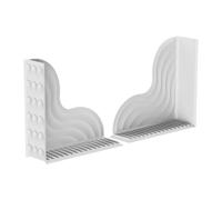Generisch Pare-éclaboussures de douche - 25,4 cm - Barrière en silicone | Déflecteur d'eau pour baignoire avec ventouses pour éviter les fuites d'eau, idéal pour les salles de bains