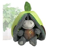 Generisch Peluche respirante | Oreiller mignon en forme d'animal - Peluche douce avec lumières musicales et mouvements de respiration rythmique, jouets de compagnie pour enfants pour les voyages à la