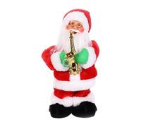 Generisch Père Noël musical - Figurine musicale - Décoration de jouet - Père Noël chantant et dansant - jouet Claus qui secoue et marche - Pour , famille, hommes