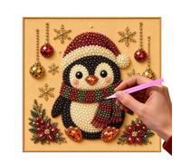 Generisch Perle Art - Tableau mural 3D avec cadre de Noël