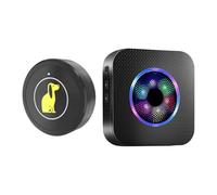 Generisch Pet Door Bell, bouton poussoir sans fil, bouton d'entraînement étanche pour appartement, jardin et intérieur