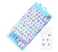 Generisch Petits autocollants - En relief 3D - Décoration mignonne - Pour coque de téléphone portable, tasse à eau, ordinateur portable, mur, guitare, valise, carnet, lunettes, tablette