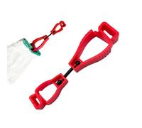 Generisch Pince à gants multifonctionnelle avec deux clips - Porte-gants pour travaux de sécurité et ouvriers du bâtiment - À accrocher aux sacs, armoires, cuisines, pantalons
