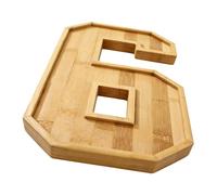 Generisch Plateaux de service pour fêtes - Décoration de table réutilisable - Grand plateau de service et repas - Pour maison, bar, anniversaire, vacances