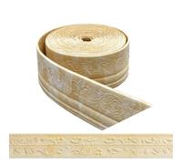 Generisch Plinthe décorative autocollante étanche 10 m | Cadre de bordure murale pour propriétaires de maisons, bricoleurs, locataires, locataires, designers, bureaux, appartements