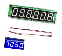 Generisch PLJ-6LED EIN Fréquencemètre numérique, écran couleur bleu | Temps de portail de 0,1 seconde, écran LED lumineux pour une mesure de fréquence de haute précision, oscillateur TCXO précis