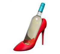 Generisch Porte-bouteille à talon haut - Impression 3D - Élégant porte-bouteille au design de chaussure - Rangement décoratif et cadeau pour les femmes, les amateurs de mode et les fans de vin