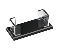 Generisch Porte-cartes, présentoir, 11,5 x 5 x 3 cm, étui en acrylique transparent, design compact, construction durable, pour organisateur de bureau, séminaire de bureau, réunion de foire