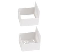 Generisch Porte-papier de cuisine, support mural pour fer à friser, organiseur de rangement adhésif, design compact, résistant à la chaleur, construction solide, pour sacs à sandwich de salle de bain