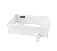 Generisch Porte-sac poubelle magnétique - Étagère de rangement pliable - Avec boucle adhésive - Fermeture magnétique - Pour armoire, cuisine et salle de bain