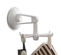 Generisch Porte-ustensiles de cuisine auto-adhésif à six griffes, support rotatif pour outils, serviettes, tasses, salon, hôtel, salle de bain, mur, armoire, douche
