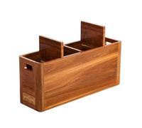 Generisch Porte-ustensiles de cuisine en bois - Organiseur d'ustensiles de cuisine avec trous de séchage - Compartiment de rangement | Pour cuillères, spatules et couverts, idéal pour la maison