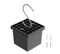 Generisch Pot de fleurs réglable avec couvercle et crochet - 9,1 x 9,1 x 7 cm - Panier réglable - Planteur de jardin vertical - Pot ou de terre pour maison, fête, anniversaire
