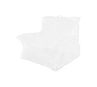 Generisch Pouf en peluche - Rangement de en peluche transparente pour salle de jeux | PVC avec design transparent - Grande housse de pouf pour salon, garderie, salle de classe, organisation