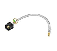 Generisch Régulateur de pression de gaz pour camping-car - Tuyau de manomètre de 38 cm - Testeur de gaz de sécurité - Indicateur de pression pour caravane - Excursion du w nd - Pour propriétaire