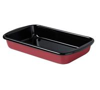 RIESS Plat à four 38x22,5x7cm rouge émail