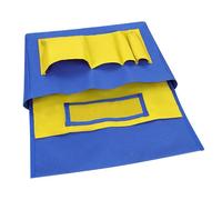 Generisch Sac de rangement au-dessus de la chaise | Pouf pour chaise de classe | Organiseur de dossier de chaise de bureau pour fournitures de salle de classe, étiquette de nom étudiant avec poche