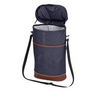 Generisch Sac isotherme pour vin - Sac de transport isotherme anti-fuite pour 2 bouteilles - Sac isotherme à double bouteille - Pour fêtes, voyages, déjeuner de travail, excursions, randonnée, camping