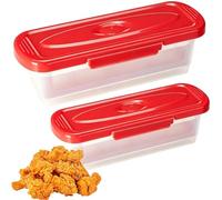 Generisch Secoueur de pâte à pâtisserie pour poisson, ensemble d'ustensiles de cuisine multifonctionnels avec bol, 2 pièces, station de panage de poulet, pour anneaux d'oignon, ailes de poulet et pour