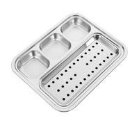 Generisch Séparateur d'assiette à sauce | Assiette à sauce pour épices, sauces, dips, sushis, ketchup, récipient pour camping, fête, apéritifs