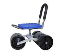 Generisch Siège de jardin pivotant à 360 °, siège de jardinage en plein air, chariot de jardin avec hauteur réglable, poste de travail de jardin lisse et stable pour l'extérieur
