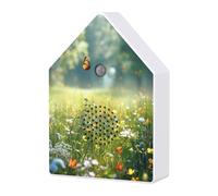 Generisch Singing Bird Box - Appareil de musique ABS 180 g avec bruit blanc et minuterie | Oiseau avec détecteur de mouvement pour la maison, le jardin, la chambre, la salle de bain, le yoga, le spa