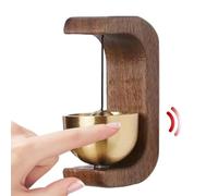 Generisch Sonnette de porte magnétique en bois, alarme de sécurité avec | film adhésif pour portes coulissantes, entrée commerciale, porte d'appartement, porte en métal