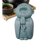 Generisch Statue de Bouddha d'extérieur - Décoration d'intérieur en pierre - Jolie décoration zen - Sculpture spirituelle pour la relaxation dans la salle de méditation, la maison, la terrasse, la
