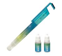 Generisch Stylo effaceur en papier thermique 2 en 1 portable double face - Liquide correcteur blanc - Pour adresses d'expédition confidentielles, documents, étiquettes et reçus