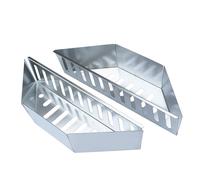 Generisch Support à charbon pour barbecue | 2 plateaux robustes résistants à la chaleur | Support à charbon pour cuisine, barbecue, barbecue, extérieur, camping, pique-nique, jardin et foyer