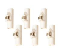 Generisch Support de drap - 6 pièces antidérapants réglables - Clips de housse de couette pour chambre à coucher, hôtel, dortoir, appartement, taies d'oreiller, couvertures fines