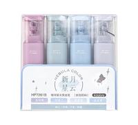 Generisch Surligneurs pastel scintillants - 4 couleurs de brouillard