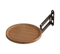 Generisch Table murale pliable pour lit - Table murale extensible pour petits espaces - Table ronde pliable - Pour chambre à coucher, salle de bain, cuisine, petits espaces, balcon, couloir, salon