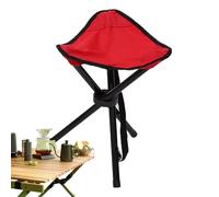 Generisch Tabouret de voyage, tabouret de camping, pliable, léger, pour le camping en plein air, la randonnée, la chasse, la randonnée, la pêche, les voyages, tabouret triangulaire portable