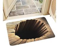 Generisch Tapis d'illusion optique 3D - Tapis antidérapant sans fin - 50 x 80 cm - Effet visuel 3D - Pour intérieur, extérieur, salle de bain, entrée, porte d'entrée, chambre à coucher, balcon, salon