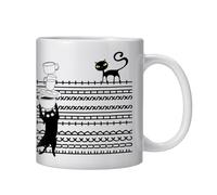 Generisch Tasse à café sarcastique | Tasse en céramique de 350 ml avec message secret - Tasse à thé, pour café, thé, jus chaud, maison, bureau, réunions de , fêtes, collègues, employés, femmes