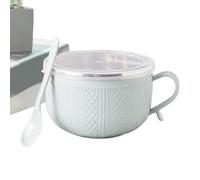 Generisch Tasses à soupe avec anses - 740 ml - Gobelet esthétique et bol avec couvercle - Grande tasse à soupe pour repas - Pour déjeuner, pâtes, sandwich, voyage, thé, café, flocons d'avoine